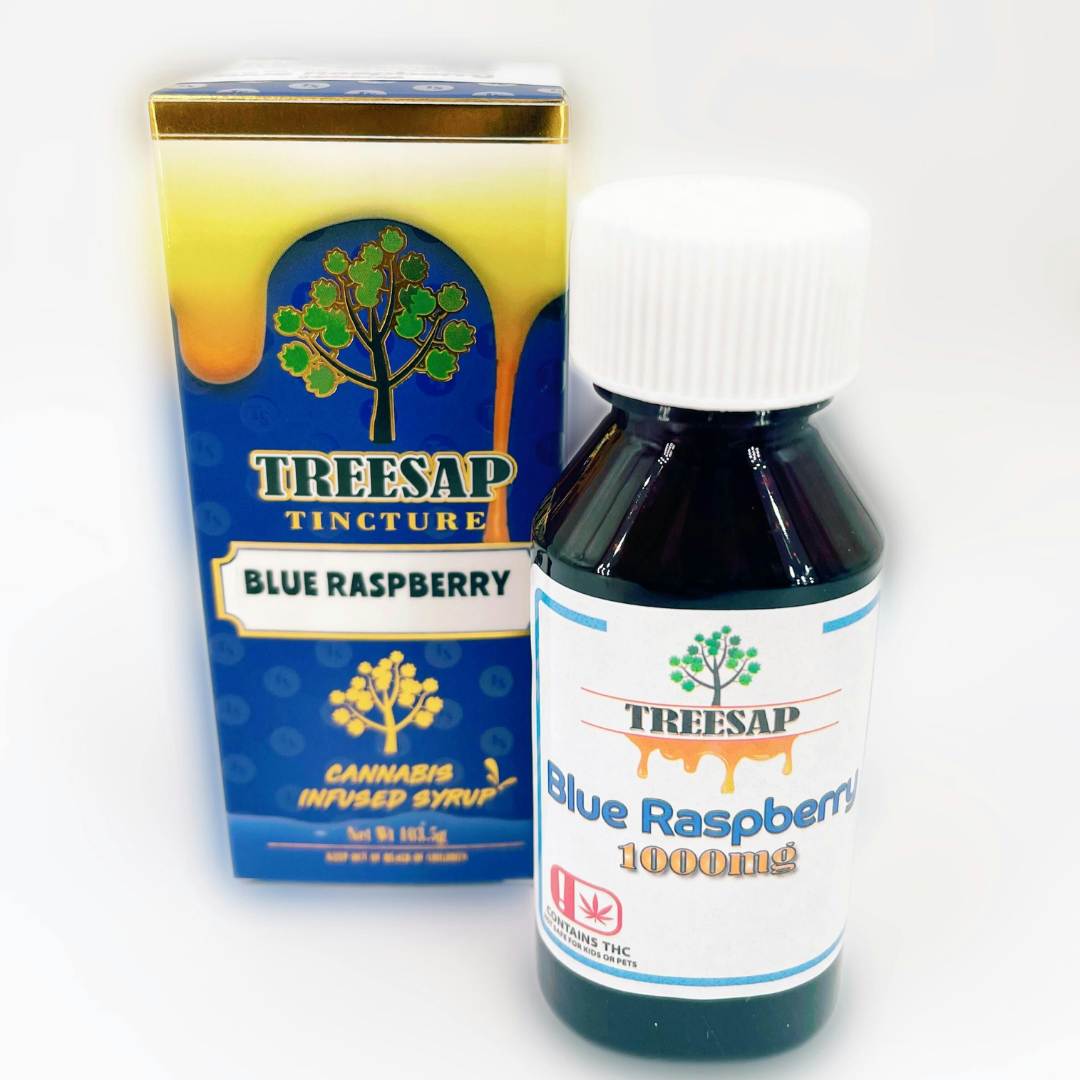 Photograph of product: Treesap - 2oz Blue Razz Syrup