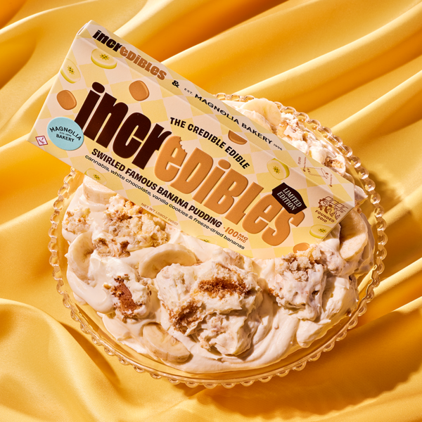 Photograph of product: Incredibles | Banana Pudding | Chocolate Bar | 100mg