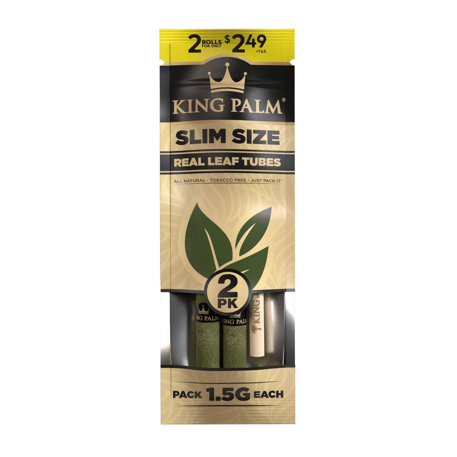 Photograph of product: King Palm Slim Pre-roll Cone 2pk