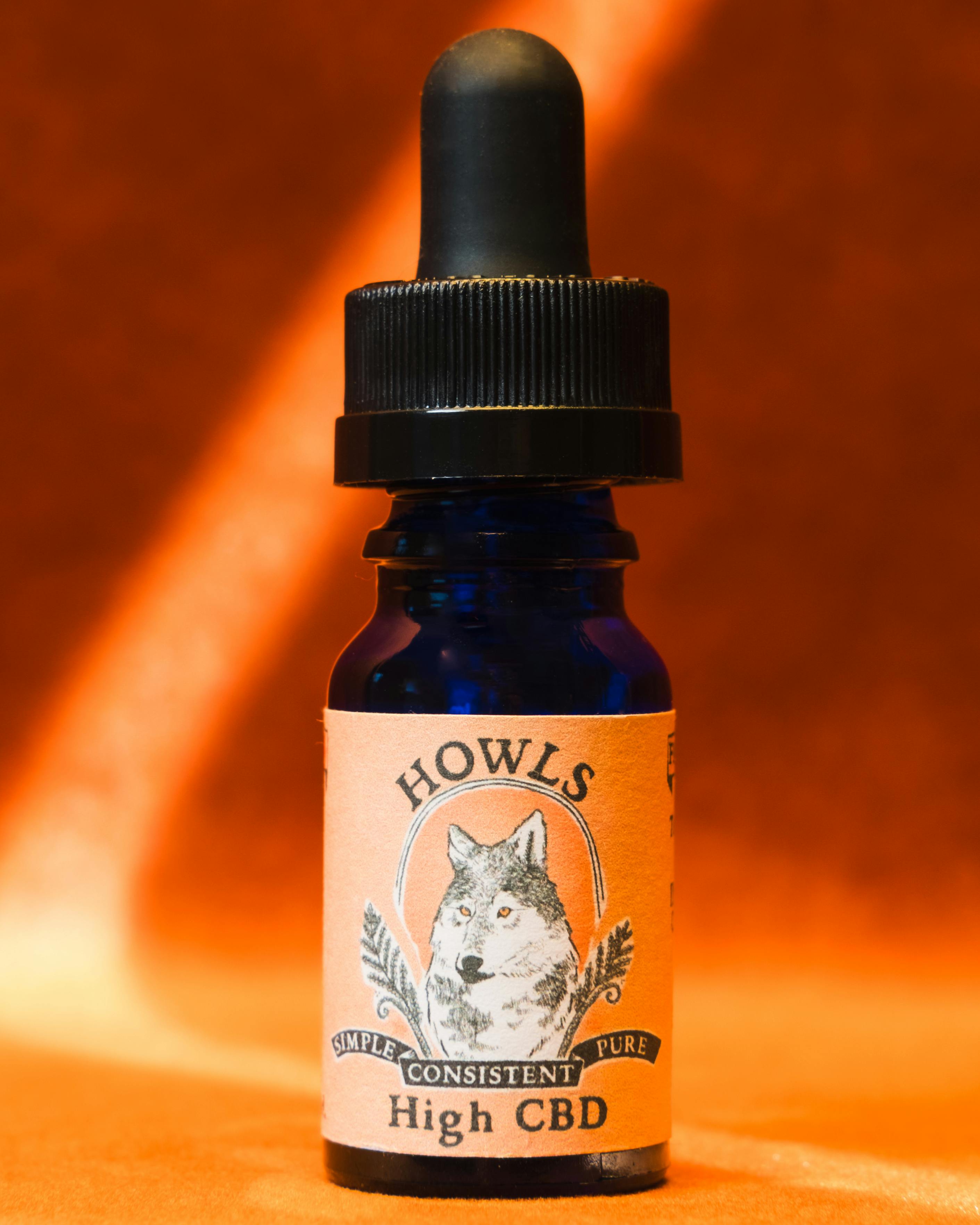 Photograph of product: 1/3oz Howl's - 10:1 High CBD Tincture