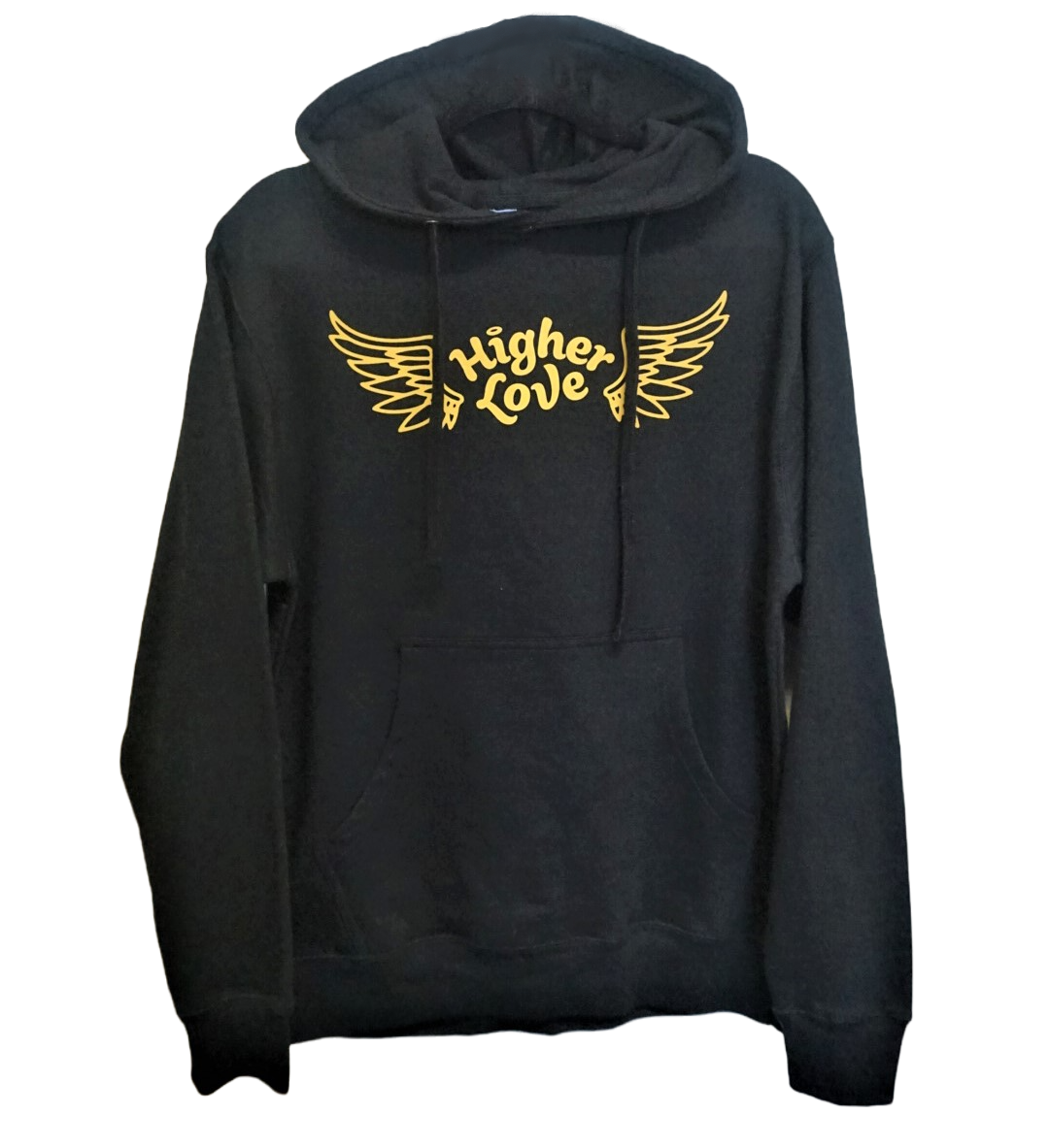 Photograph of product: Gold Winged Black Hoodie (2XL)