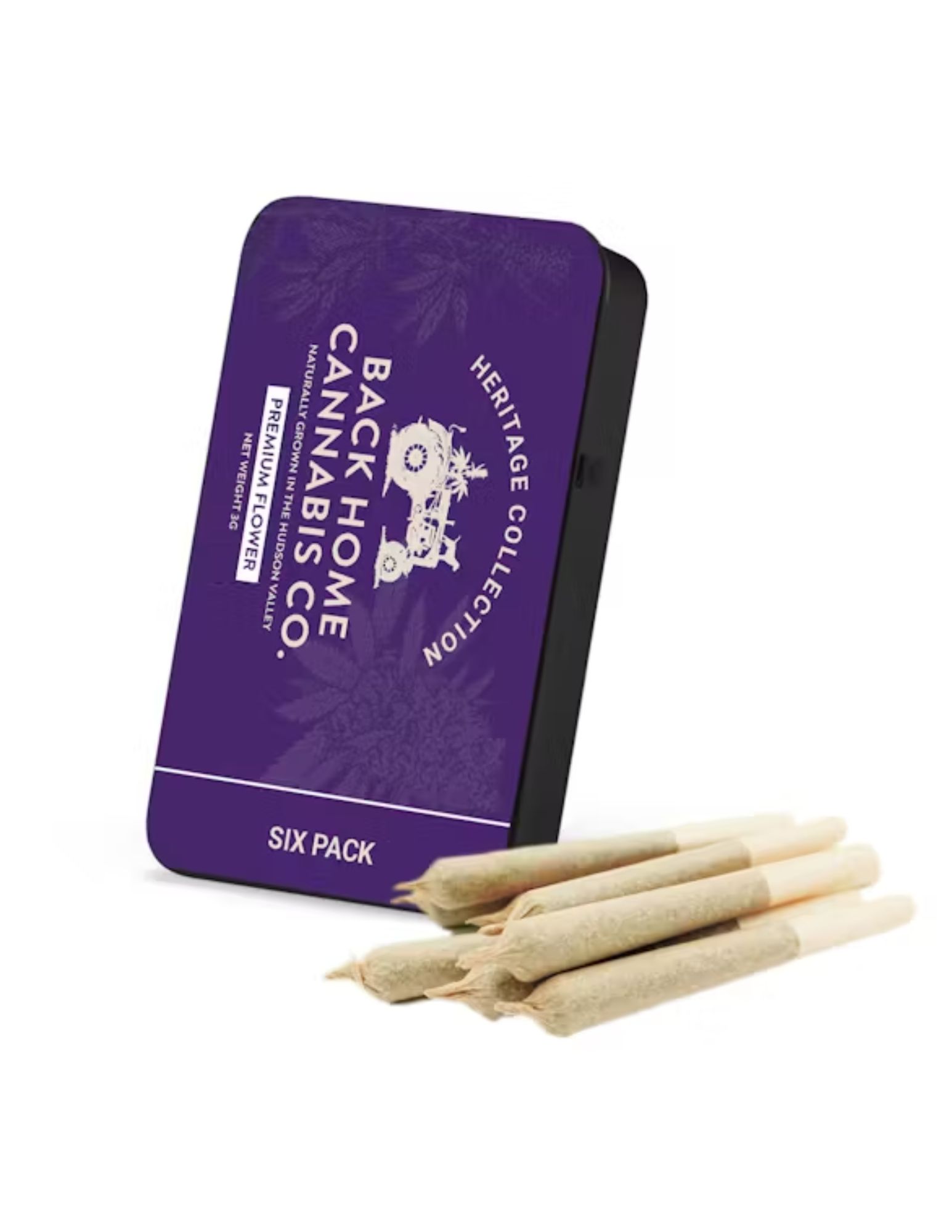 Photograph of product: Back Home Oui'd Co. | 6pk PREROLLS | Gorilla Glue