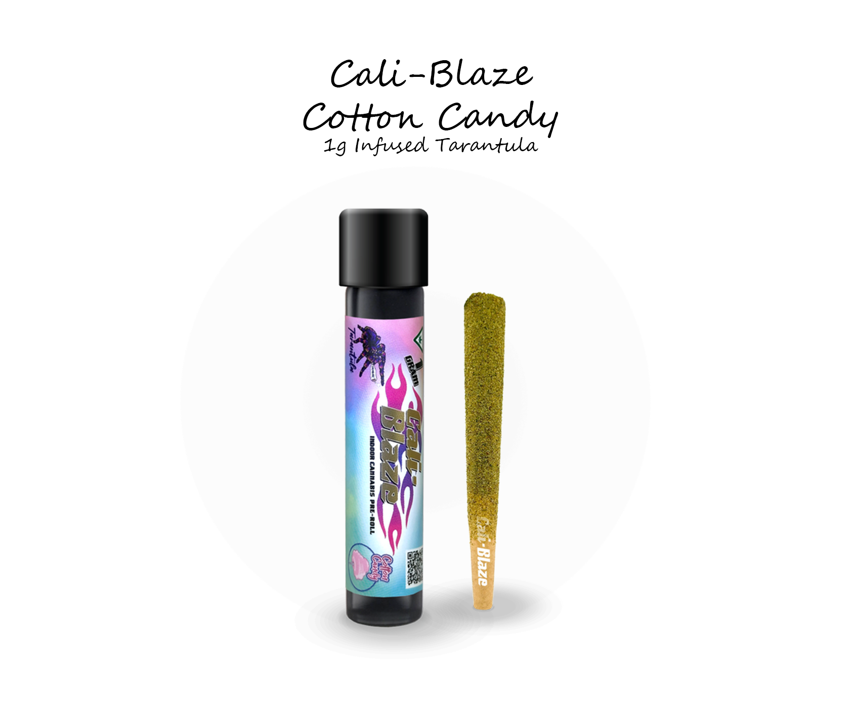Photograph of product: Cali-Blaze | Cotton Candy | 1g Tarantula