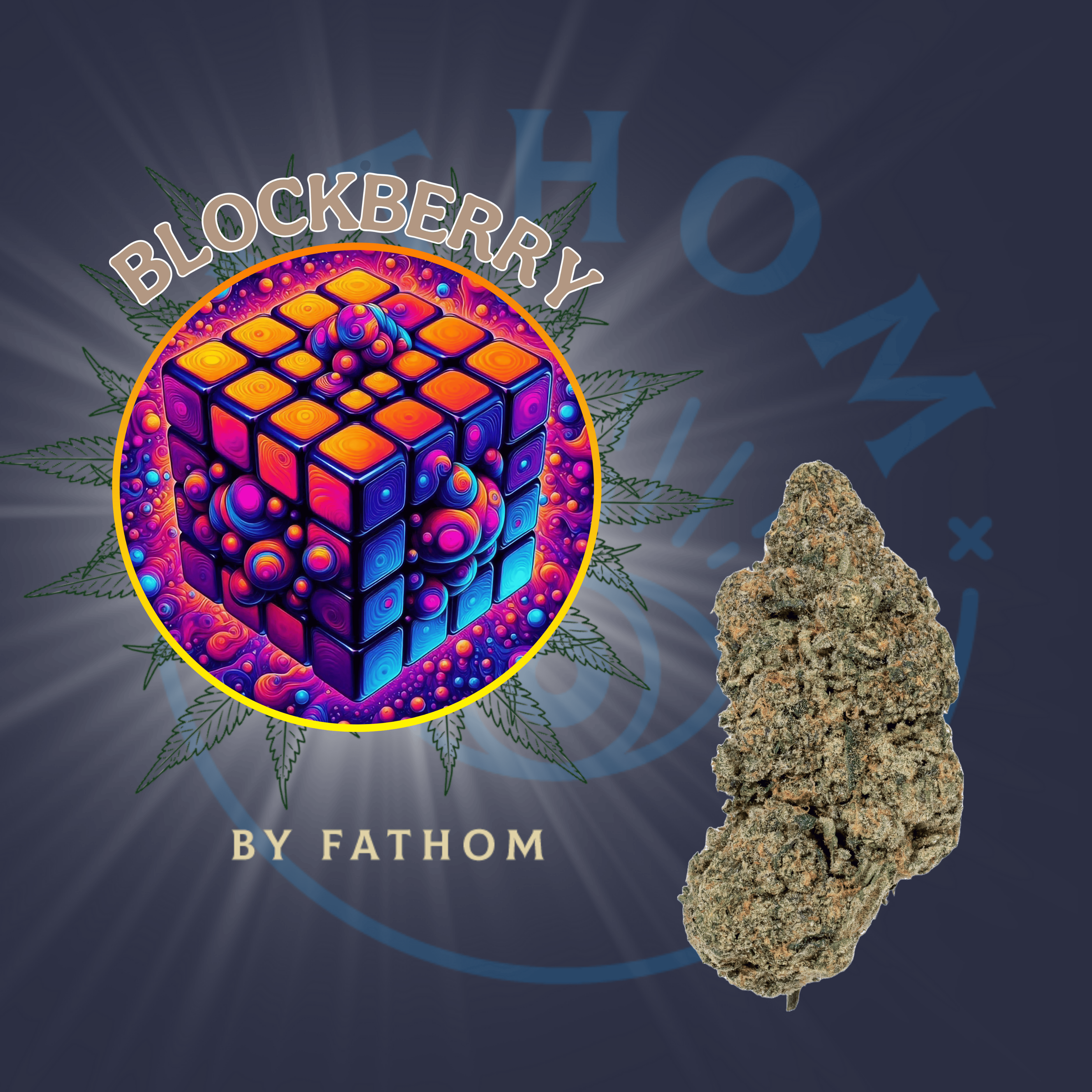 Photograph of product: Fathom Oui'd | Blockberry Premium Flower | 3.5g