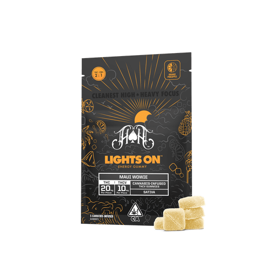 Photograph of product: Heavy Hitters - TH-oui/TH-ouiV Gummies (Maui Wowie) - 
