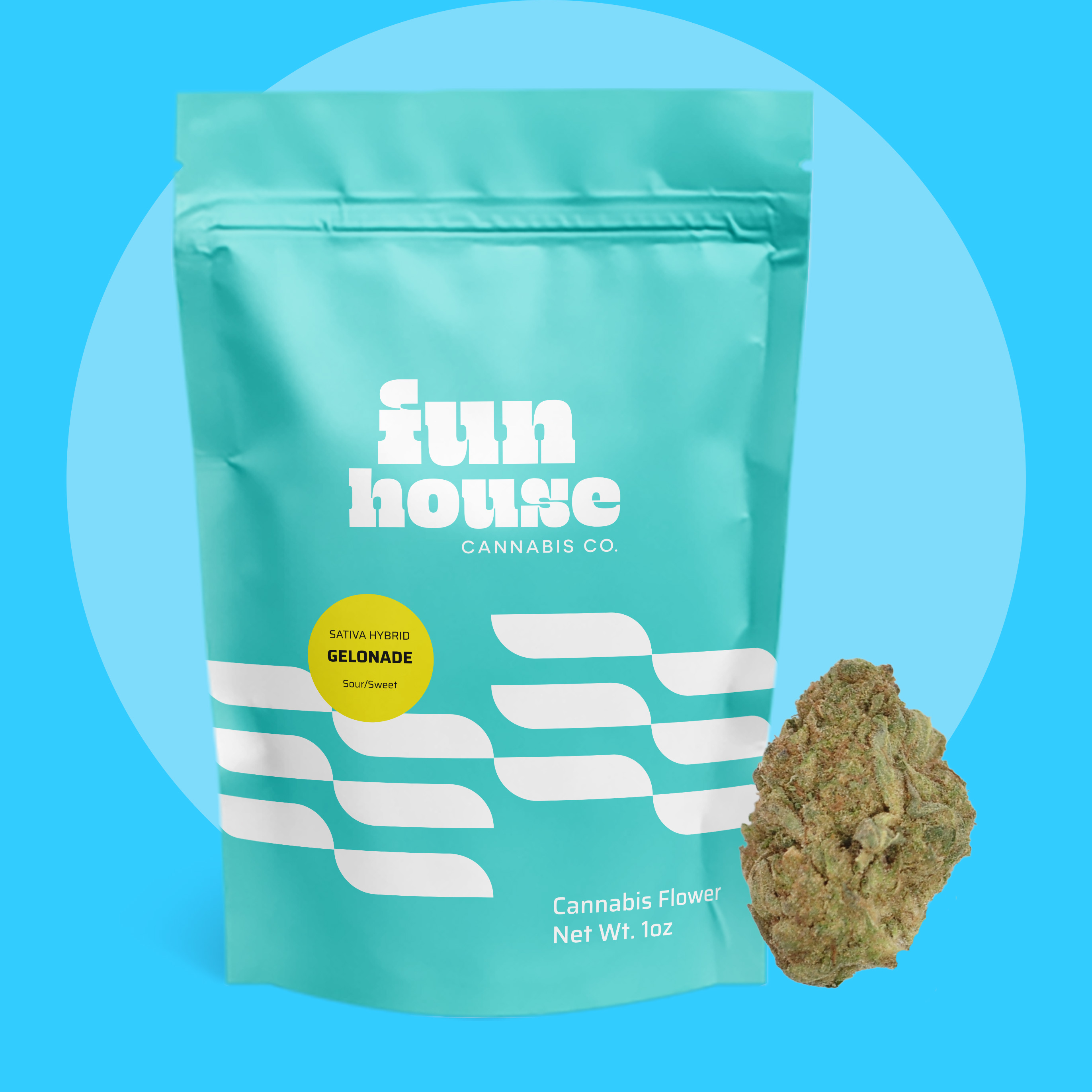 Photograph of product: Fun House Oui'd - 28g Prepack - Gelonade
