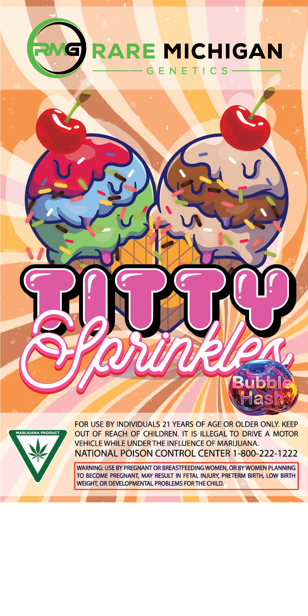 Photograph of product: RMG - Titty Sprinkles - Deli - 28g
