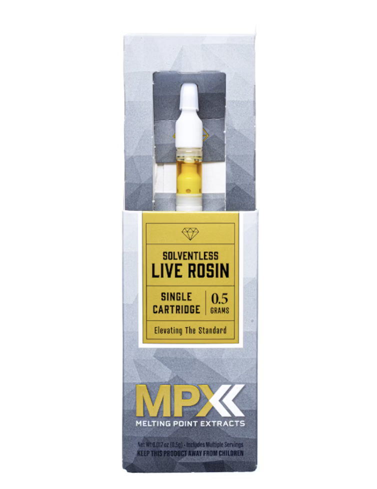 Photograph of product: MPX | Cherry Pie | 0.5g Live Rosin Cart
