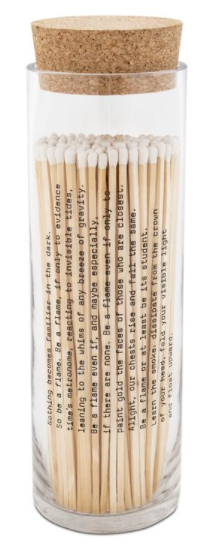 Photograph of Product: Fireplace Matches | Poetry