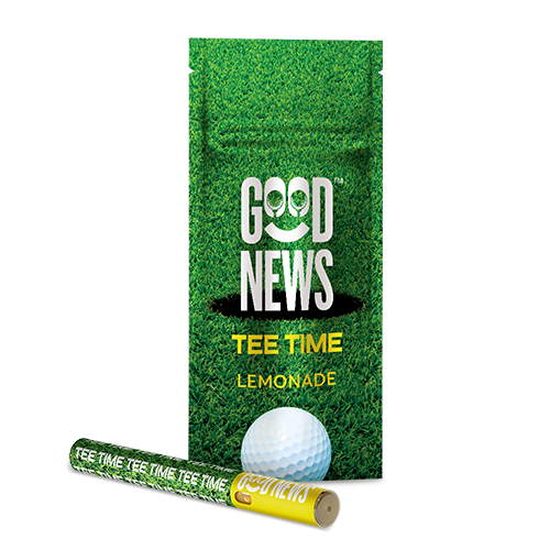 Photograph of product: Good News | Tee Time Disposable Vape | 0.5g