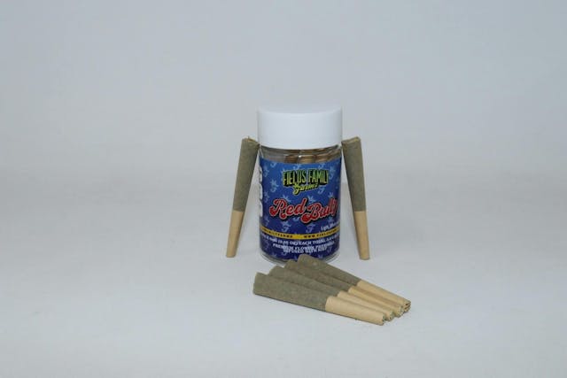 Photograph of product: Red Bullz 6 Pack Kief Infused Pre-Rolls - 