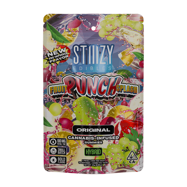 Photograph of product: 100mg Fruit Punch Splash Gummies - 