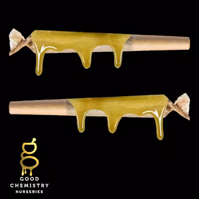 Photograph of product: Good Chemistry I Mini Dripstix 2 Pack I Live Rosin Infused Joints I Space Snacks