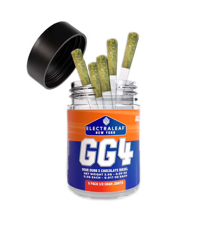 Photograph of product: Electraleaf | GG4 | Pre-Rolls 5x0.5g