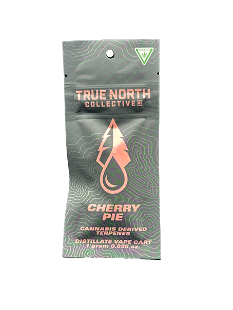 Photograph of product: Cherry Pie Vape Cartridge | True North