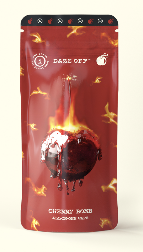 Photograph of product: Daze Off All-In-One Vape - Rainbow Haze