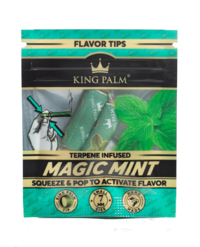 Photograph of product: King Palm Mint Flavored Terp Tips