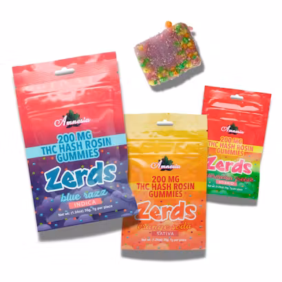 Photograph of product: AMNESIA | au chocolat ROSIN GUMMY | SINGLE | 200MG | WATERMELON FREEZE
