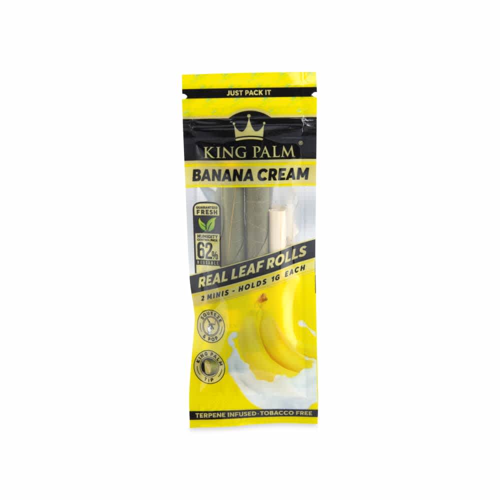 Photograph of product: King Palm Banana Cream Mini Size (2pk)