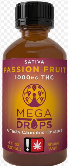 Photograph of product: Live Rosin Flavored Syrup | Passionfruit | 1000mg | 4fl oz