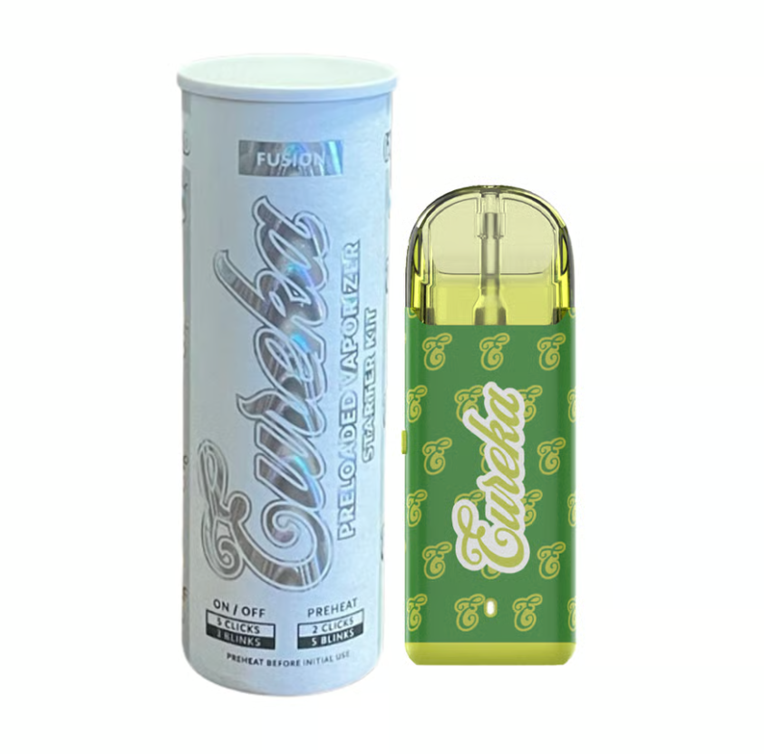 Photograph of product: Eureka | Sour Applelicious Starter Kit | 1000MG
