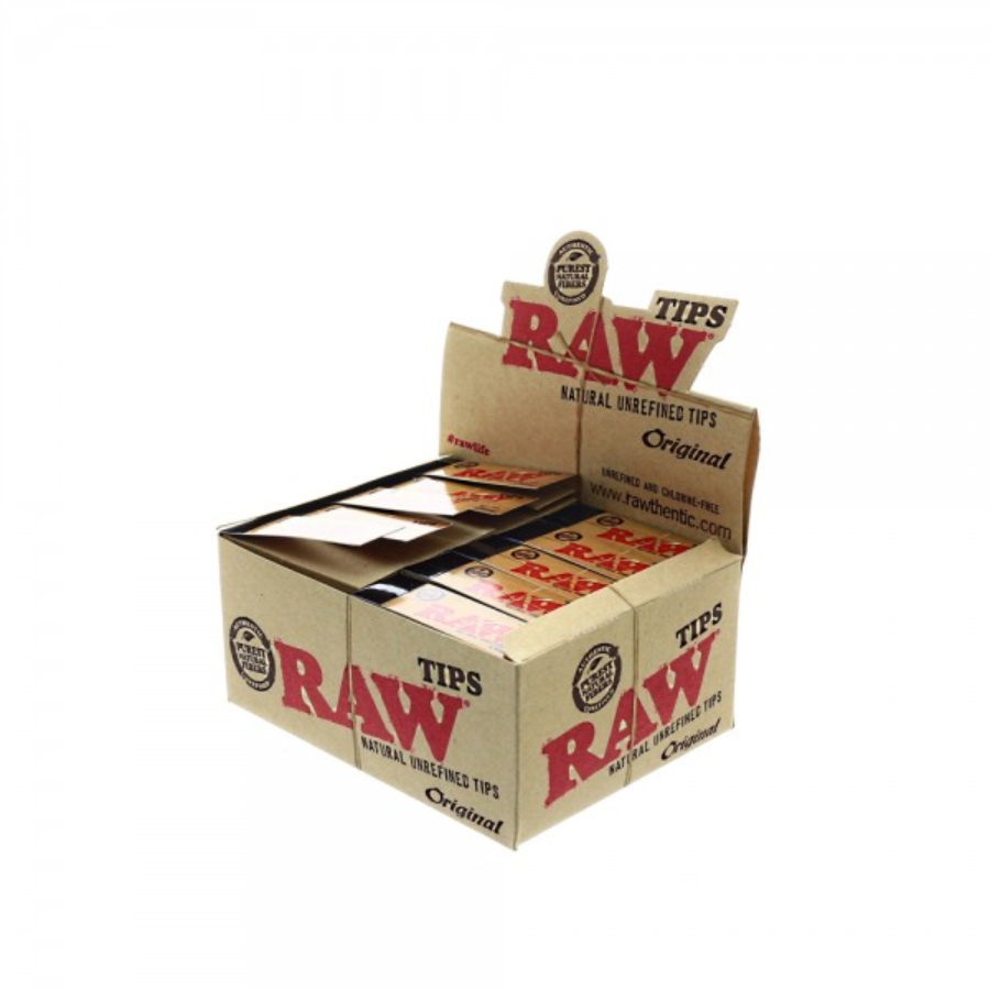 Photograph of product: Raw Natural Tips Flat 50pk