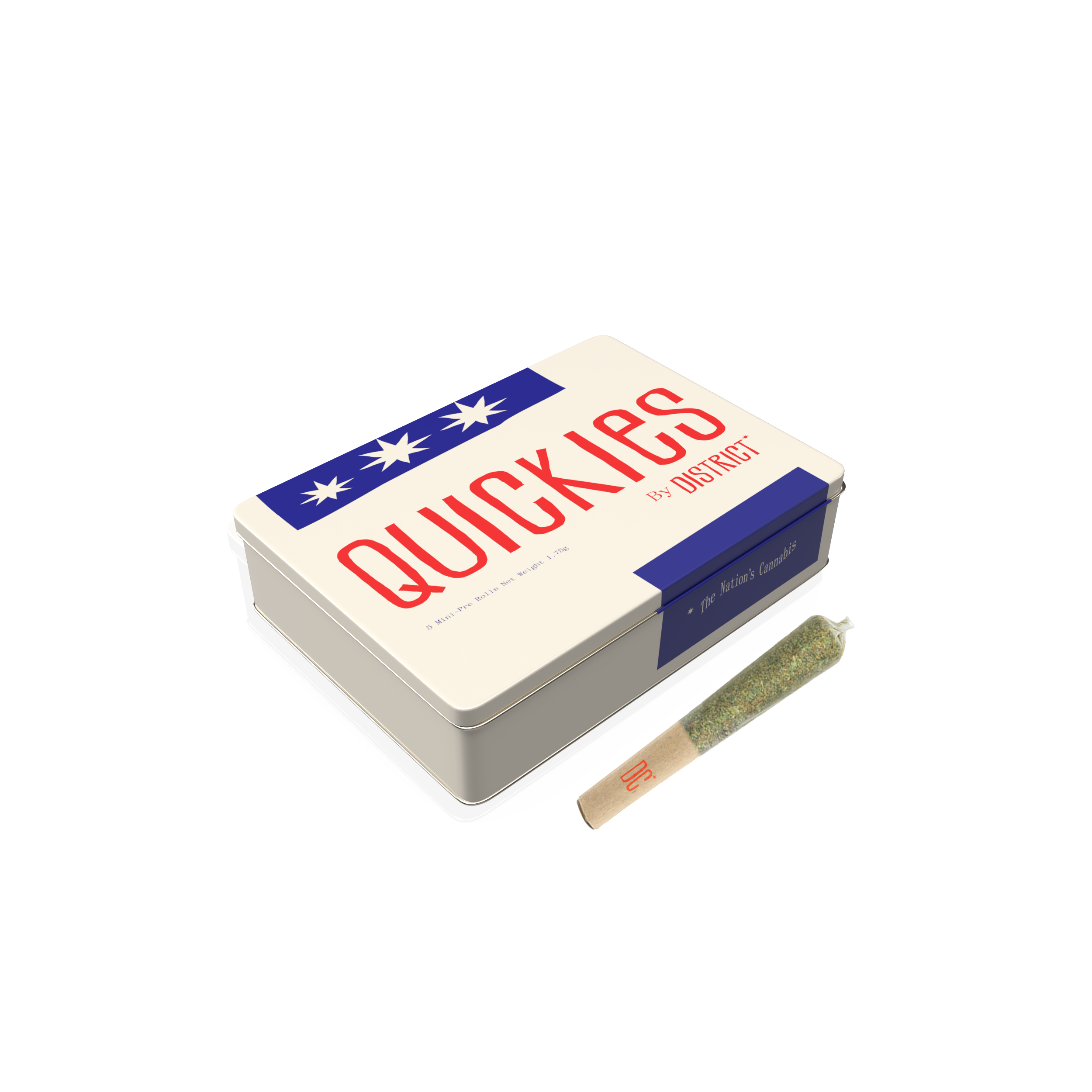 Photograph of product: Quickies | Spritzer | 0.35g mini joints 5pk
