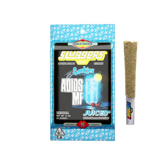 Photograph of product: Adios MF - 5pk/3.5g Preroll Pack - 
