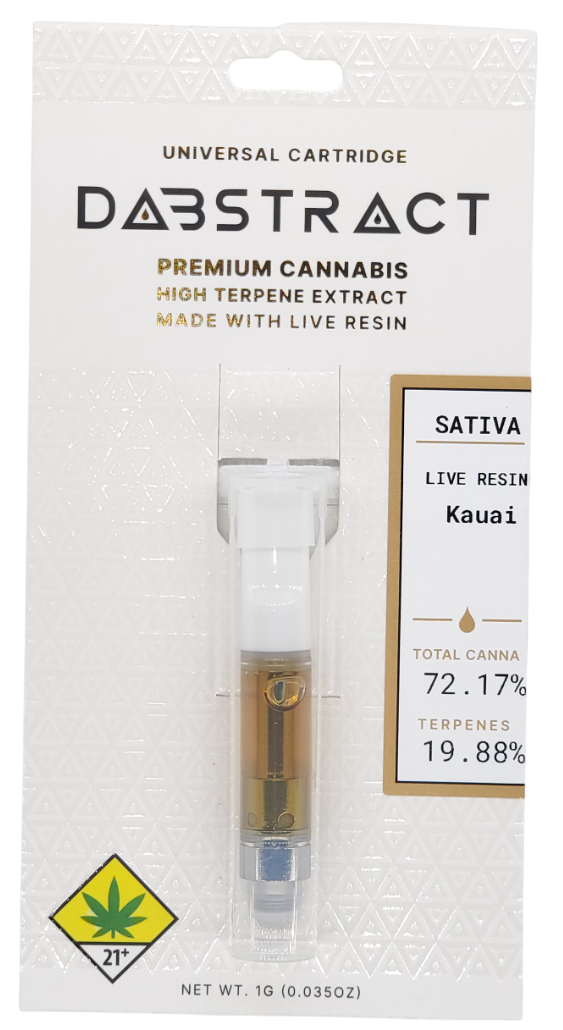 Photograph of product: Dabstract VAPE Kauai Cart 1g