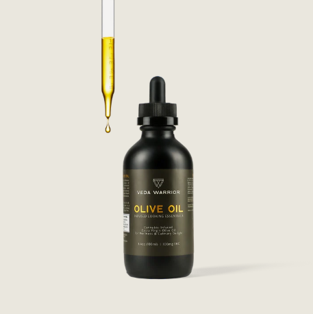 Photograph of product: Veda Warrior - Infused Olive Oil 100MG