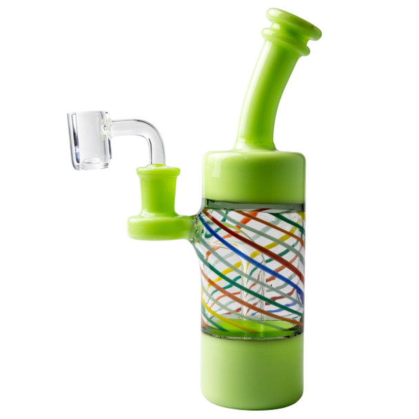 Photograph of product: Dab Rig - 7" RETICELLO CAN RIG - Blue/Green