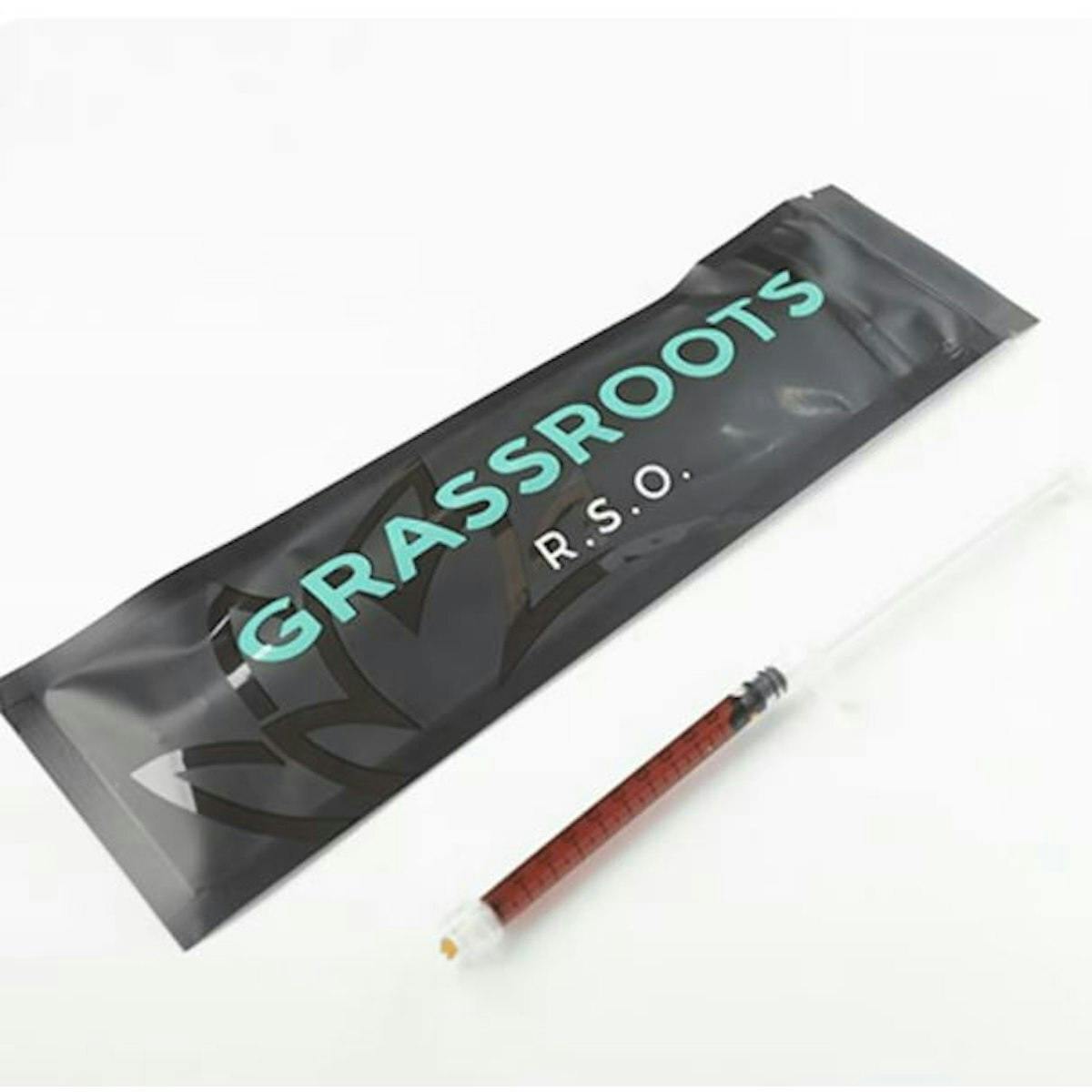 Photograph of product: [REC] Grassroots RSO Syringe | Peanut Butter Muffin | 1g