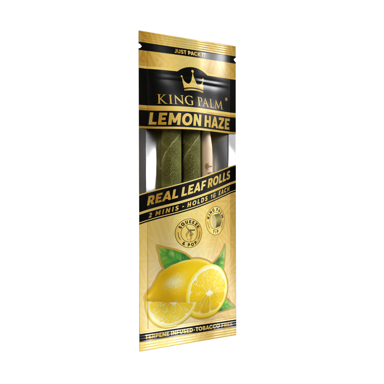 Photograph of product: King Palm Mini Cones - Lemon Haze 2pk