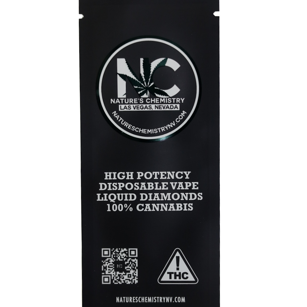 Photograph of product: Nature's Chemistry Extracts Strawberry Banana High Potency Disposable
