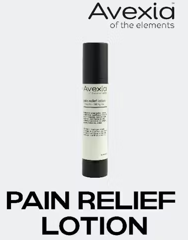 Photograph of product: Avexia - Pain Relief Lotion 1:1 CBD:TH-oui 100mg