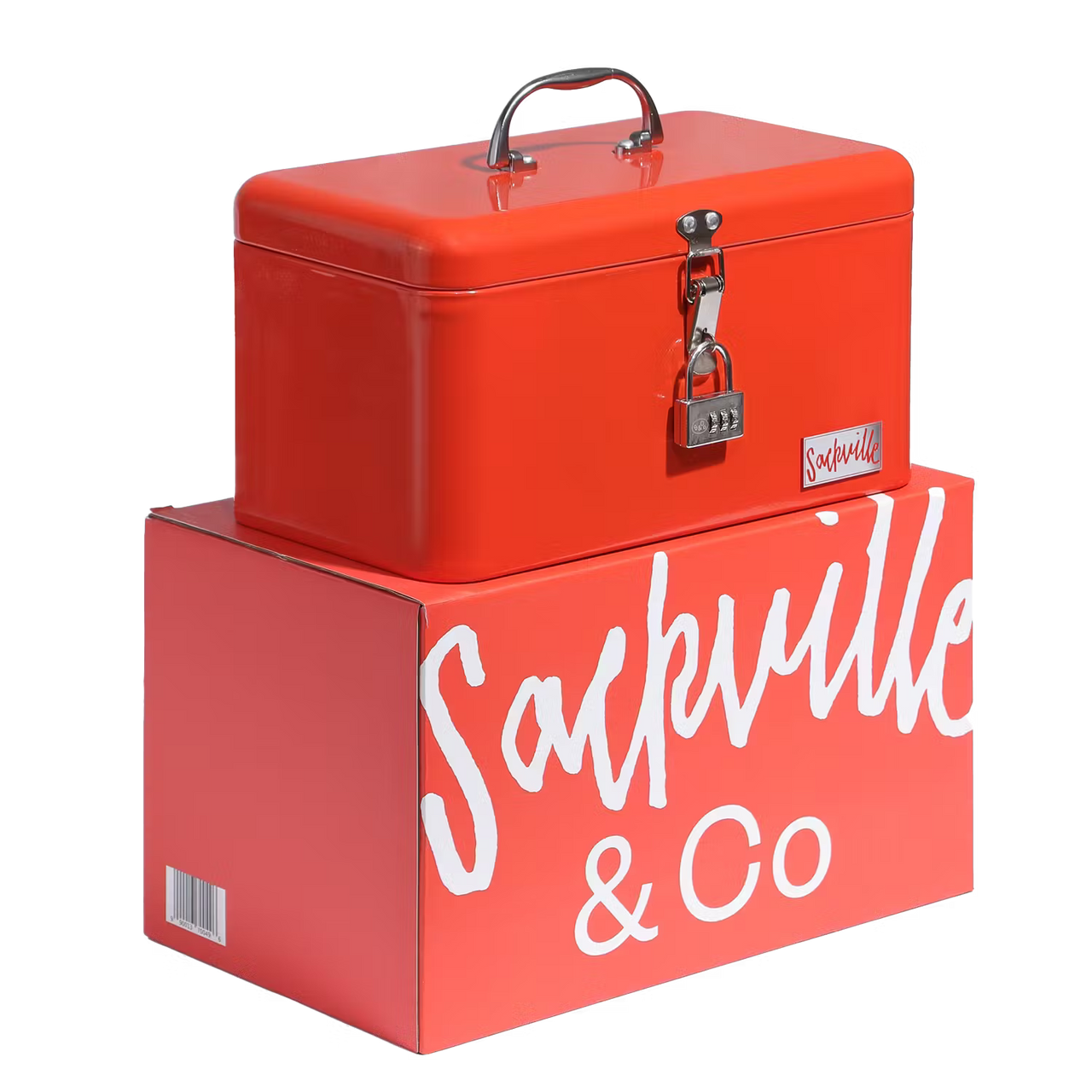 Photograph of product: Sackville Stash Lock Box - Red