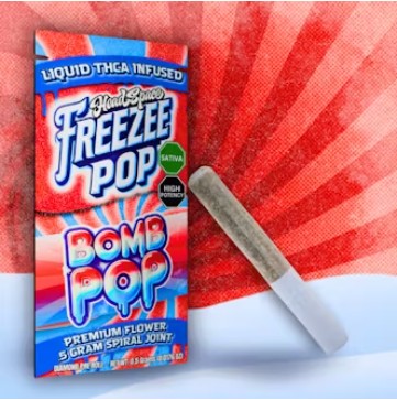 Photograph of product: Head Space - Freezee Pop Infused Joint - (S) - Bomb Pop