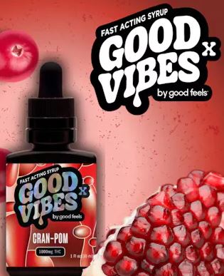 Photograph of product: Fast Acting Syrup | Cranberry Pomegranate | 1000mg