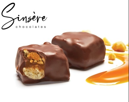 Photograph of product: Sinsere: Caramel Peanut Bite 100mg