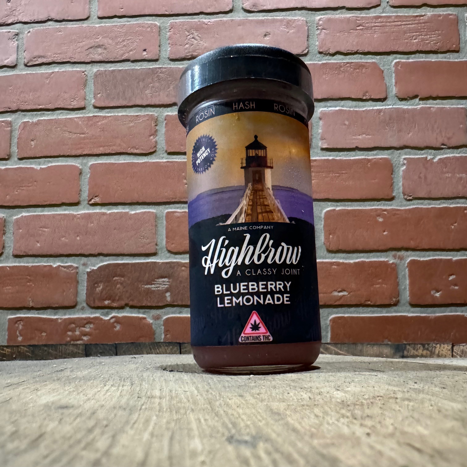 Photograph of product: Highbrow - Blueberry Lemonade au chocolat Rosin Drink 200MG