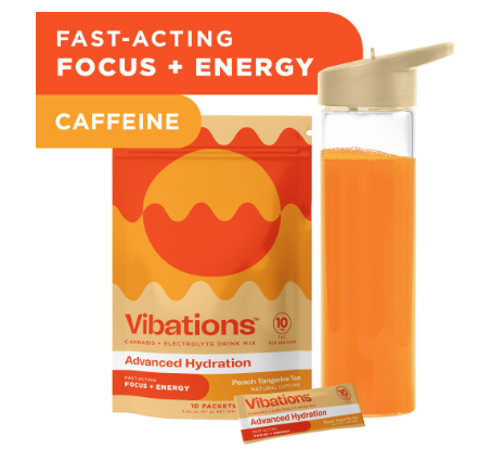 Photograph of product: Drink Mix | GGG | Vibations | Peach Tangerine Tea