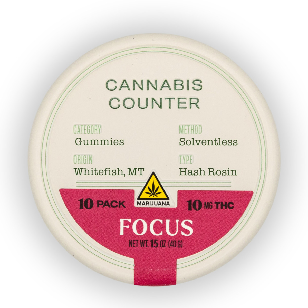 Photograph of product: Focus Gummies | au chocolat Rosin