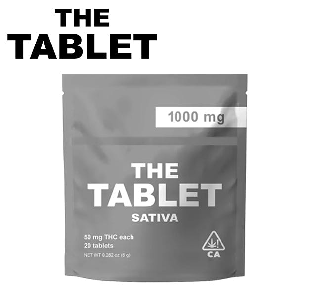 Photograph of product: The Tablet - Oui'd - 20 Tablets (50mg each) - 1000mg - 