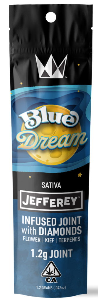 Photograph of product: BLUE DREAM 1.2G INFUSED PREROLL