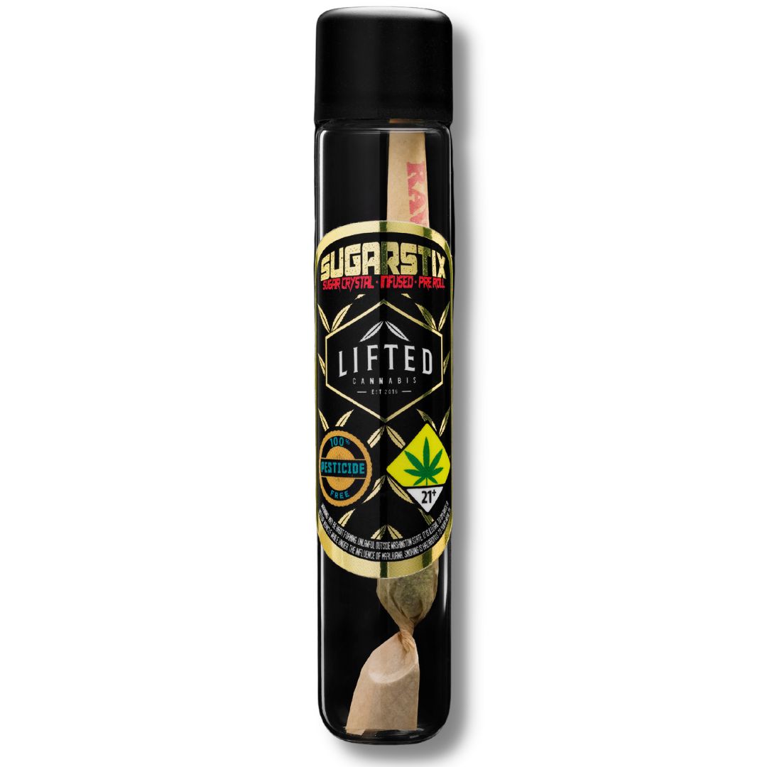 Photograph of product: Boysenberry Truffles Sugar Stix Infused Pre Roll (Lifted)