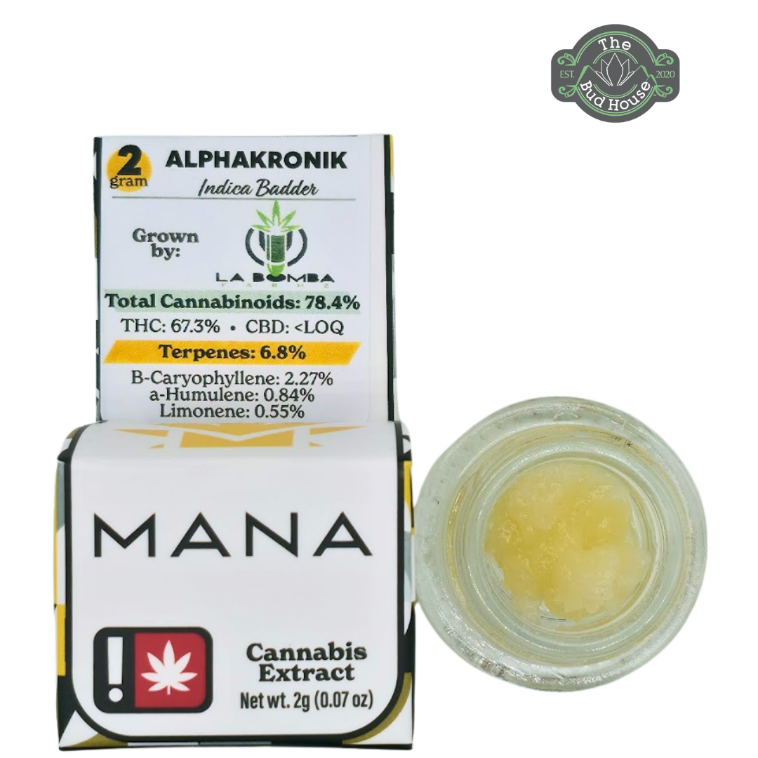 Photograph of product: Mana Extracts 2g ALPHAKRONIK Badder