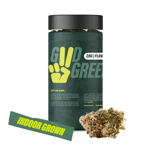 Photograph of product: Good Green | White Durban | 4.051% terps - 28g