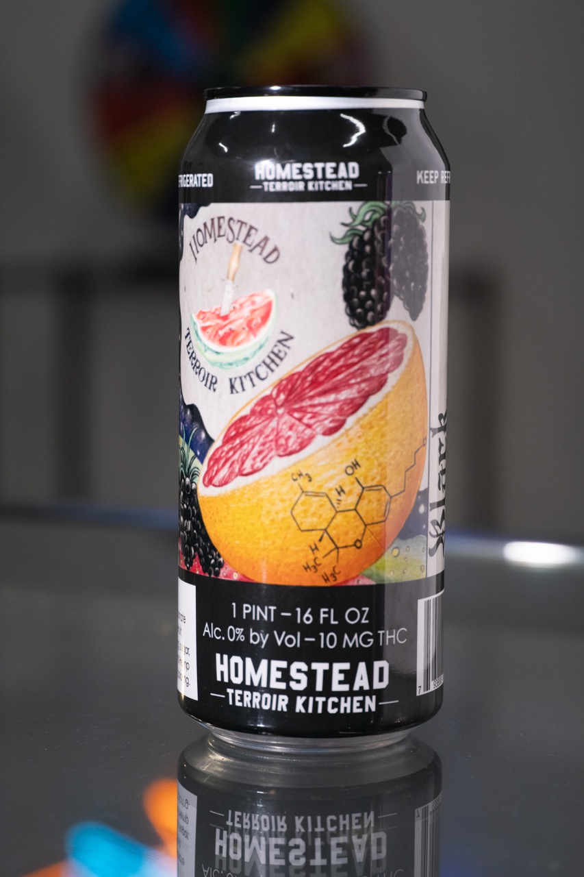 Photograph of product: Homestead Brewery 10mg - Black Moon - 16oz can
