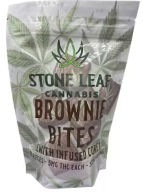 Photograph of product: Stone Leaf | Brownie Bites | 50MG (5MG ea)