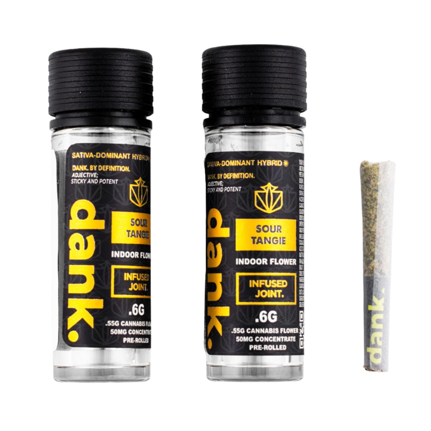 Photograph of product: Sour Tangie Infused Pre Roll